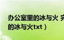 办公室里的冰与火 完美结局 epub（办公室的冰与火txt）