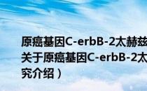 原癌基因C-erbB-2太赫兹介电特性及弛豫模型解析研究（关于原癌基因C-erbB-2太赫兹介电特性及弛豫模型解析研究介绍）