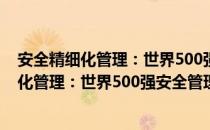 安全精细化管理：世界500强安全管理精要（关于安全精细化管理：世界500强安全管理精要）