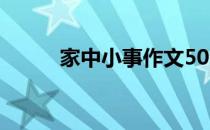 家中小事作文500字（家中小事）