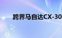 跨界马自达CX-30在俄罗斯获得认证