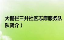 大栅栏三井社区志愿服务队（关于大栅栏三井社区志愿服务队简介）