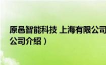 原邑智能科技 上海有限公司（关于原邑智能科技 上海有限公司介绍）