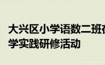 大兴区小学语数二班在大兴区第二小学开展教学实践研修活动