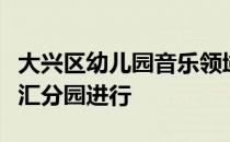 大兴区幼儿园音乐领域展示活动在大兴二幼融汇分园进行