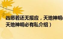 凶恶若还无报应，天地神明必有私（关于凶恶若还无报应，天地神明必有私介绍）