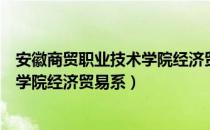 安徽商贸职业技术学院经济贸易系（关于安徽商贸职业技术学院经济贸易系）