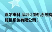 嘉尔泰科 深圳计算机系统有限公司（关于嘉尔泰科 深圳计算机系统有限公司）