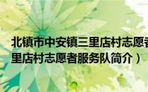 北镇市中安镇三里店村志愿者服务队（关于北镇市中安镇三里店村志愿者服务队简介）