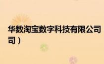 华数淘宝数字科技有限公司（关于华数淘宝数字科技有限公司）