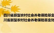 四川省新型农村社会养老保险基金财务管理暂行办法实施细则（关于四川省新型农村社会养老保险基金财务管理暂行办法实施细则）