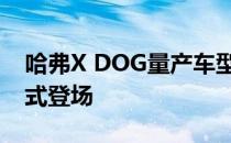 哈弗X DOG量产车型以哈弗酷狗的新身份正式登场