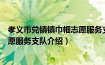 孝义市兑镇镇巾帼志愿服务支队（关于孝义市兑镇镇巾帼志愿服务支队介绍）