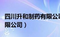 四川升和制药有限公司（关于四川升和制药有限公司）