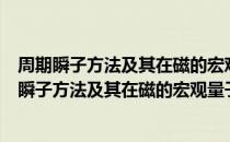 周期瞬子方法及其在磁的宏观量子效应中的应用（关于周期瞬子方法及其在磁的宏观量子效应中的应用介绍）