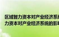 区域智力资本对产业经济系统的影响测评研究（关于区域智力资本对产业经济系统的影响测评研究简介）