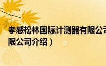 孝感松林国际计测器有限公司（关于孝感松林国际计测器有限公司介绍）