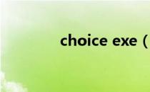 choice exe（choice exe）