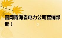 国网青海省电力公司营销部（关于国网青海省电力公司营销部）