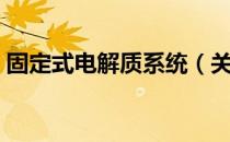 固定式电解质系统（关于固定式电解质系统）