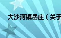 大沙河镇岳庄（关于大沙河镇岳庄简介）