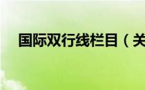 国际双行线栏目（关于国际双行线栏目）