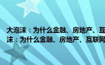 大泡沫：为什么金融、房地产、互联网能源泡沫对经济有益（关于大泡沫：为什么金融、房地产、互联网能源泡沫对经济有益简介）