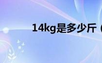 14kg是多少斤（1kg是多少斤）