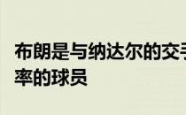 布朗是与纳达尔的交手记录中保持百分之百胜率的球员