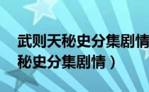 武则天秘史分集剧情第50集大结局（武则天秘史分集剧情）