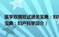 医学双纲双试通关宝典：妇产科学（关于医学双纲双试通关宝典：妇产科学简介）