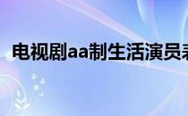 电视剧aa制生活演员表（aa制生活演员表）