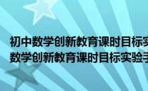 初中数学创新教育课时目标实验手册初二代数 上（关于初中数学创新教育课时目标实验手册初二代数 上）