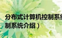 分布式计算机控制系统（关于分布式计算机控制系统介绍）