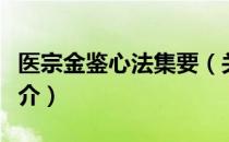 医宗金鉴心法集要（关于医宗金鉴心法集要简介）