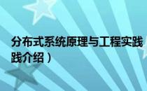 分布式系统原理与工程实践（关于分布式系统原理与工程实践介绍）