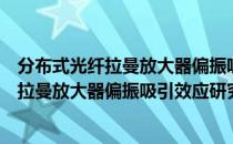 分布式光纤拉曼放大器偏振吸引效应研究（关于分布式光纤拉曼放大器偏振吸引效应研究介绍）