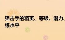 狙击手的精英、等级、潜力、技能、信任度有哪些推荐的训练水平 