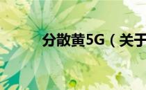 分散黄5G（关于分散黄5G介绍）