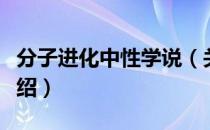 分子进化中性学说（关于分子进化中性学说介绍）