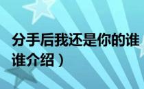 分手后我还是你的谁（关于分手后我还是你的谁介绍）