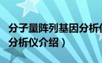 分子量阵列基因分析仪（关于分子量阵列基因分析仪介绍）