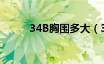 34B胸围多大（34b胸围是多少）