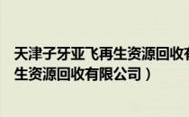 天津子牙亚飞再生资源回收有限公司（关于天津子牙亚飞再生资源回收有限公司）