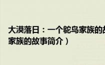 大漠落日：一个鸵鸟家族的故事（关于大漠落日：一个鸵鸟家族的故事简介）