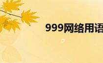 999网络用语（999联盟）