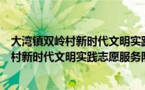 大湾镇双岭村新时代文明实践志愿服务队（关于大湾镇双岭村新时代文明实践志愿服务队简介）