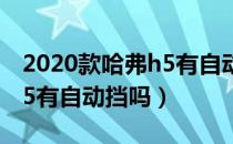 2020款哈弗h5有自动挡的吗（2020款哈弗h5有自动挡吗）