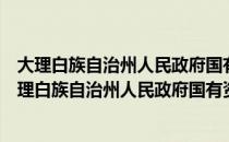 大理白族自治州人民政府国有资产监督管理委员会（关于大理白族自治州人民政府国有资产监督管理委员会简介）