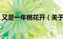 又是一年桃花开（关于又是一年桃花开介绍）